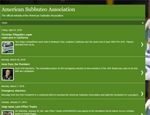 Tablet Screenshot of americansubbuteo.com